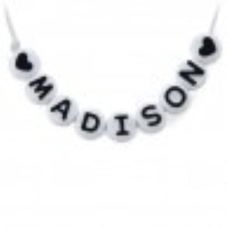 ABC Beads, Black and White, 300 Count