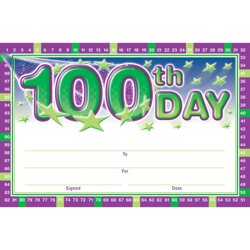 100th Day Anytime Awards, 36 Count