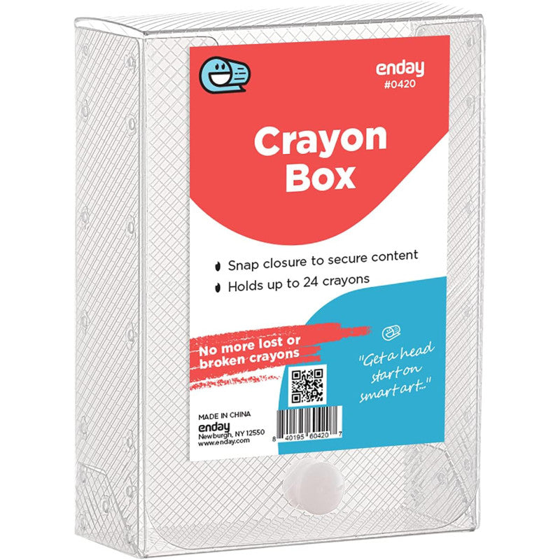 Clear Crayon Storage Box