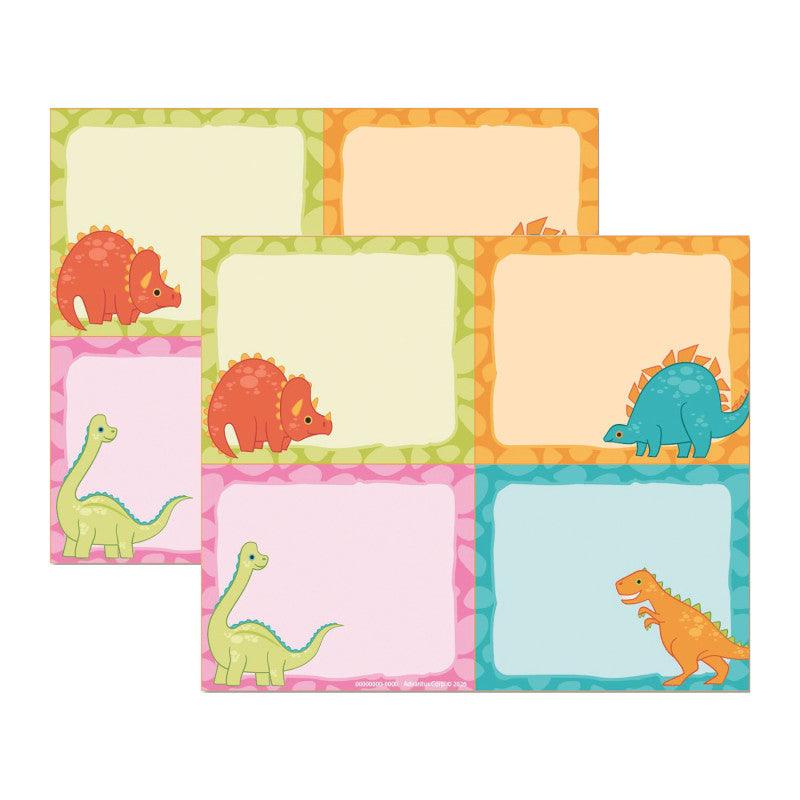 Dino Quest Name Tags, 80 Count, 2-Pack