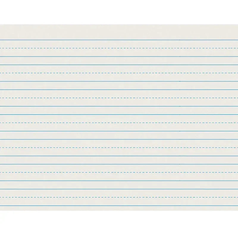 Newsprint Handwriting Paper, Skip-A-Line, Grade 2, 3/4" x 3/8" x 3/8" Ruled Long, 11" x 8-1/2", 500 Sheets