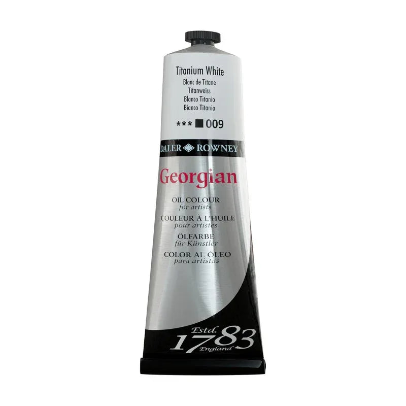Georgian Oil Paint, Titanium White, 225ml, 1 Count