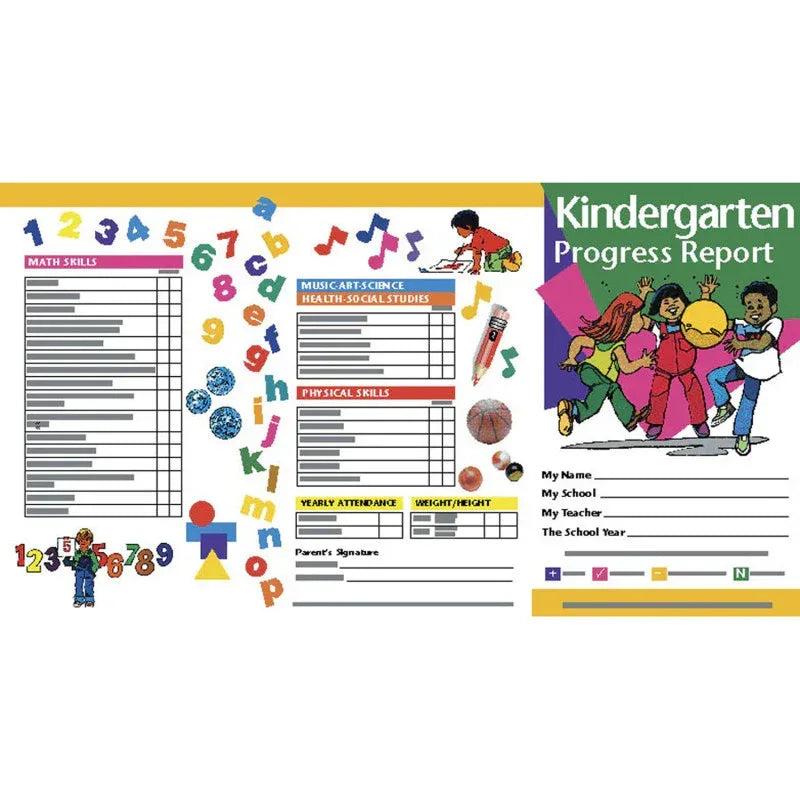 Kindergarten Progress Report, Pack of 10