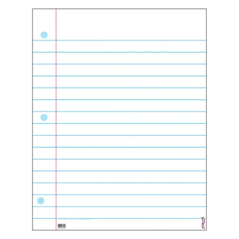 Notebook Paper Wipe-OffÂ® Chart, 22" x 28"