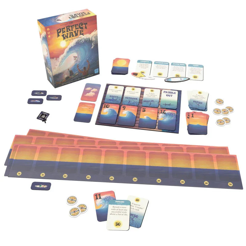The Perfect Wave&trade; Surfing Themed Light Strategy Card Game