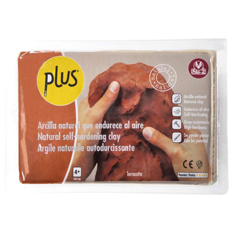 PLUS Clay Air Dry Clay, Terra Cotta, 2.2 lb (1 kg )