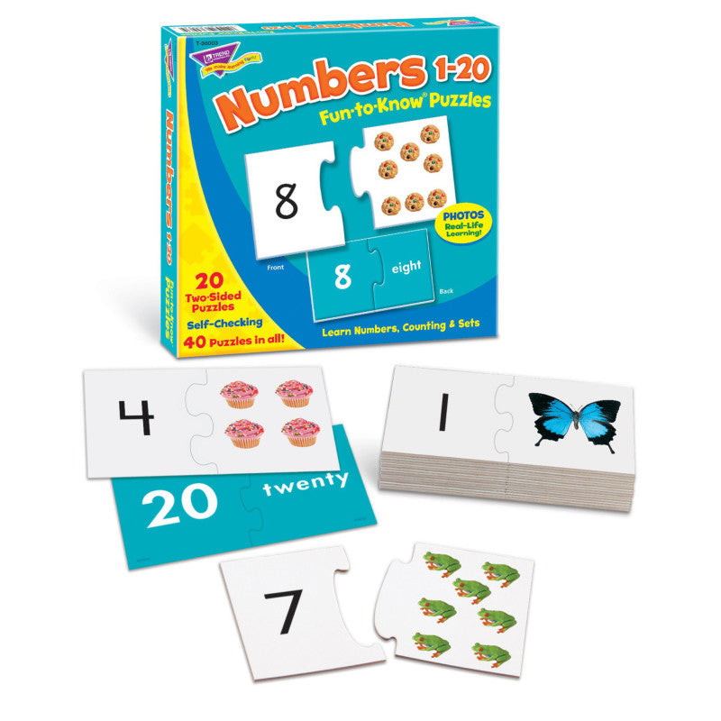 Numbers 1-20 Fun-to-KnowÂ® Puzzles