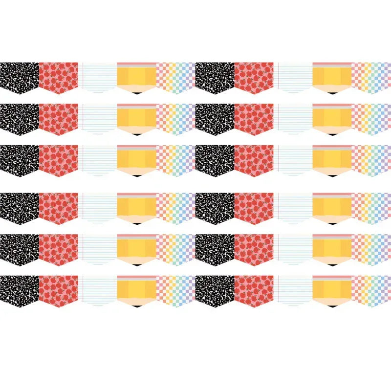 Cool for School Die-Cut Border Trim, 35 Feet Per Pack, 6 Packs