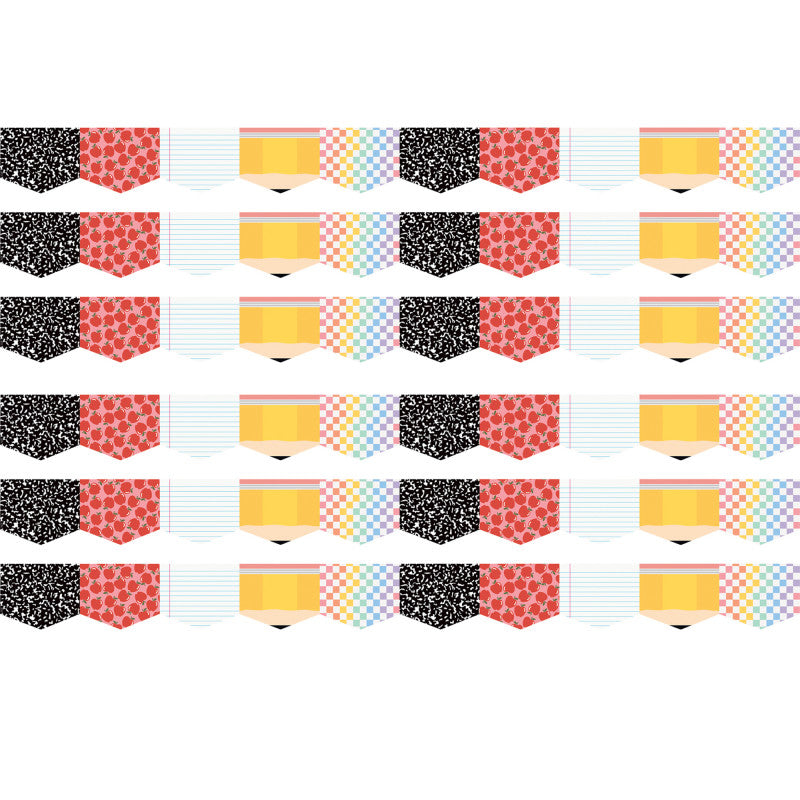 Cool for School Die-Cut Border Trim, 35 Feet Per Pack, 6 Packs