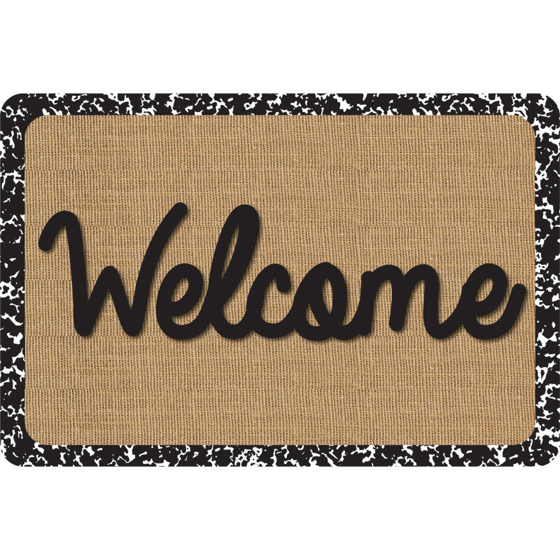 The Original Fun Mat&trade;, Welcome Mat, 15.5" x 23.5", Burlap Composition Welcome