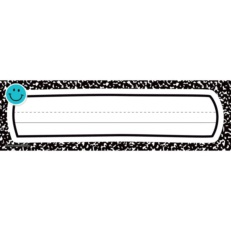 Cool for School Flat Name Plates, Pack of 36