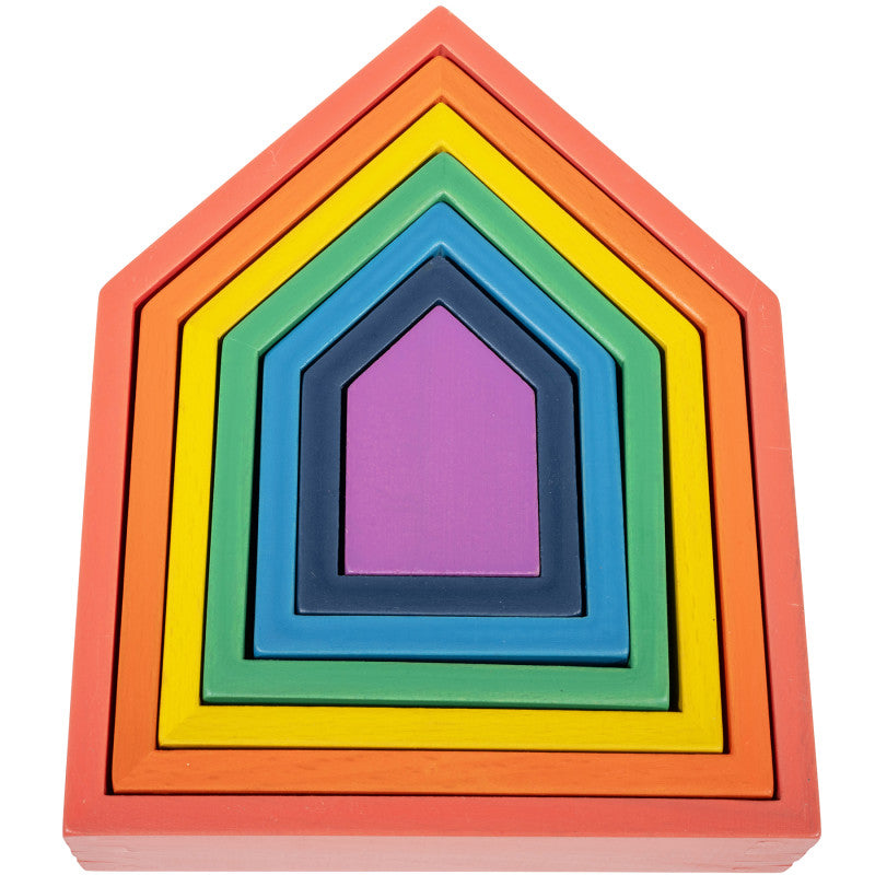 Rainbow Architect Houses - Set of 7