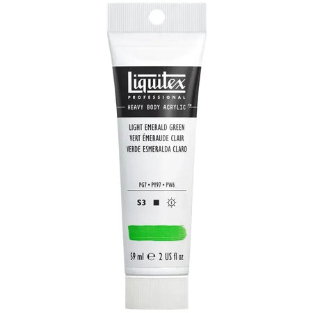 Professional Heavy Body Acrylic Paint, 59 mL Tube, Light Emerald Green