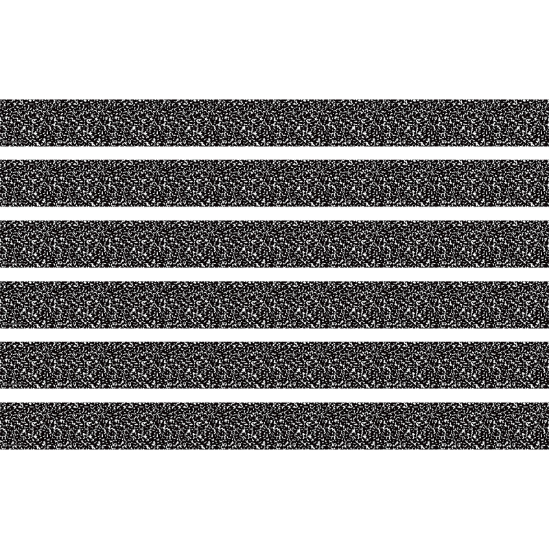 Composition Straight Border Trim, 35 Feet Per Pack, 6 Packs