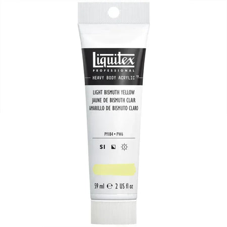 Professional Heavy Body Acrylic Paint, 59 mL Tube, Light Bismuth Yellow