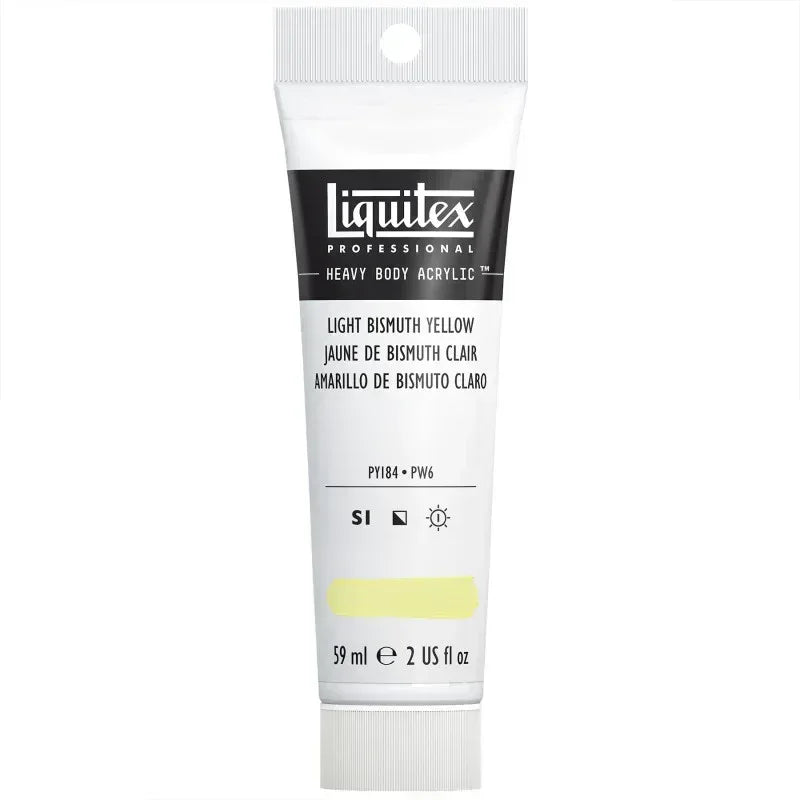 Professional Heavy Body Acrylic Paint, 59 mL Tube, Light Bismuth Yellow