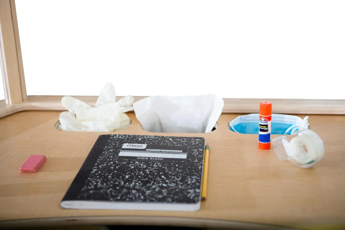All-In-One Student Desk with Patition