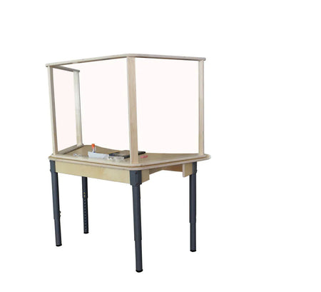 All-In-One Student Desk with Patition