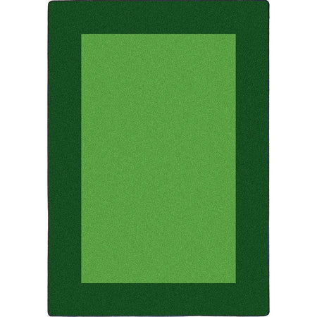 All Around 7'8" x 10'9" area rug in color Green