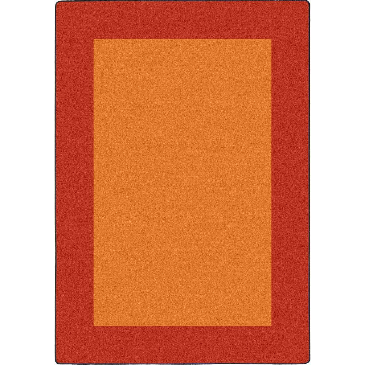 All Around 10'9" x 13'2" area rug in color Orange