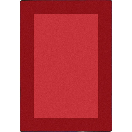 All Around 10'9" x 13'2" area rug in color Red