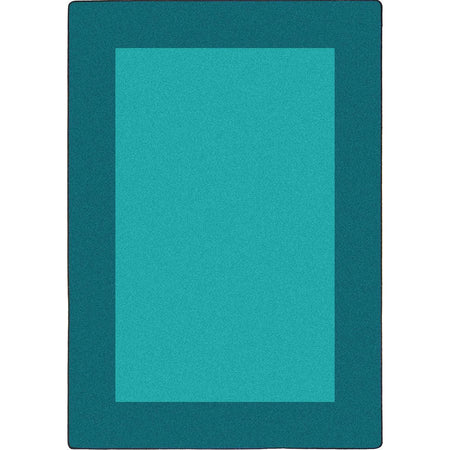 All Around 10'9" x 13'2" area rug in color Teal