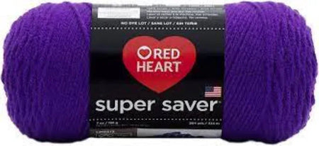 Red Heart Jumbo Super Saver Yarn - Amethyst, (Violet) 065877