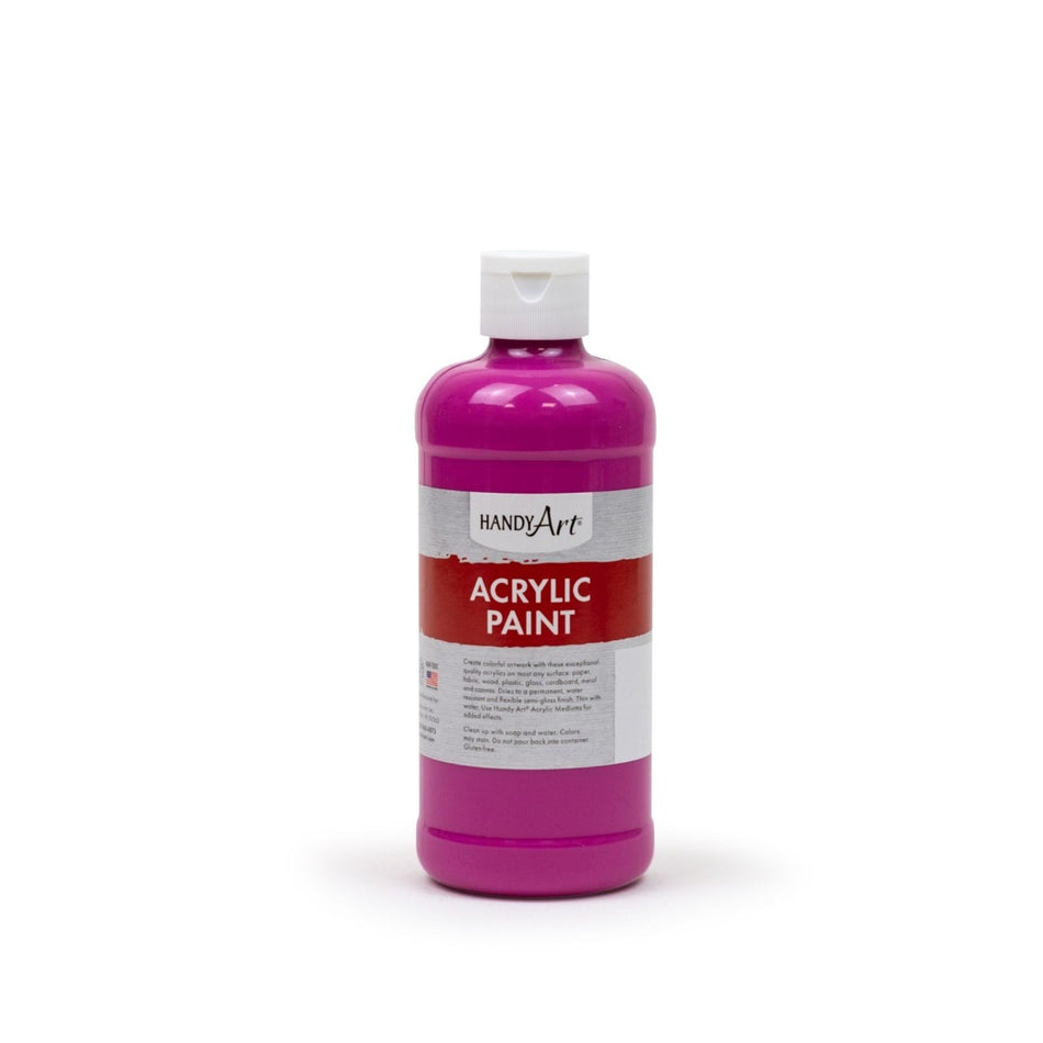 Handy Art Acrylic Paint 16OZ. Magenta