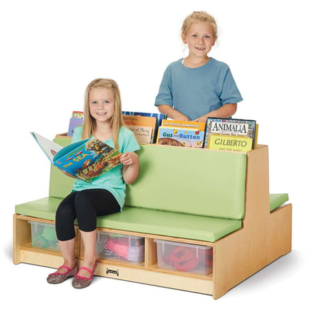 Jonti-Craft® Read-a-Round Couch, Lime