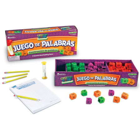 Juego de Palabras Spanish Reading Rods&reg; Word Game