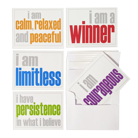 Note Cards with Envelope, Hopefulness Booster Set, 2 Each of 5 Titles, Set of 10