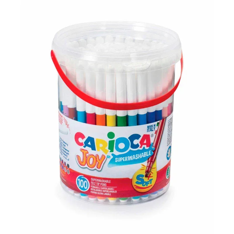 Joy Fine Tip Felt Tip Washable Pens Box - 100 Pieces