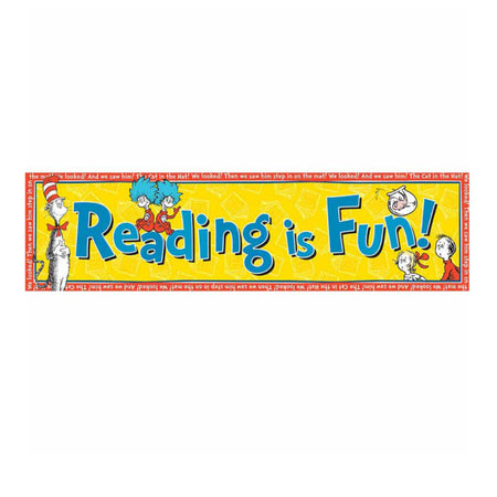 Cat in the Hat&trade; Reading is Fun! Classroom Banner