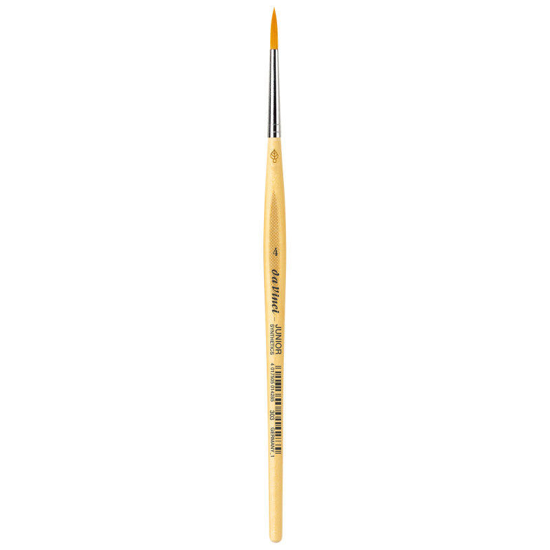 JUNIOR Synthetics Student Brush, Synthetic, Tempera, Round, Series 303, Size 4