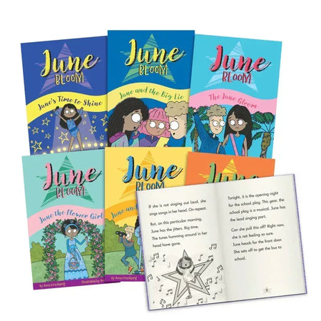 June Bloom, Decodable Chapter Books, Box Set, Vowel Sounds (Phase 5)