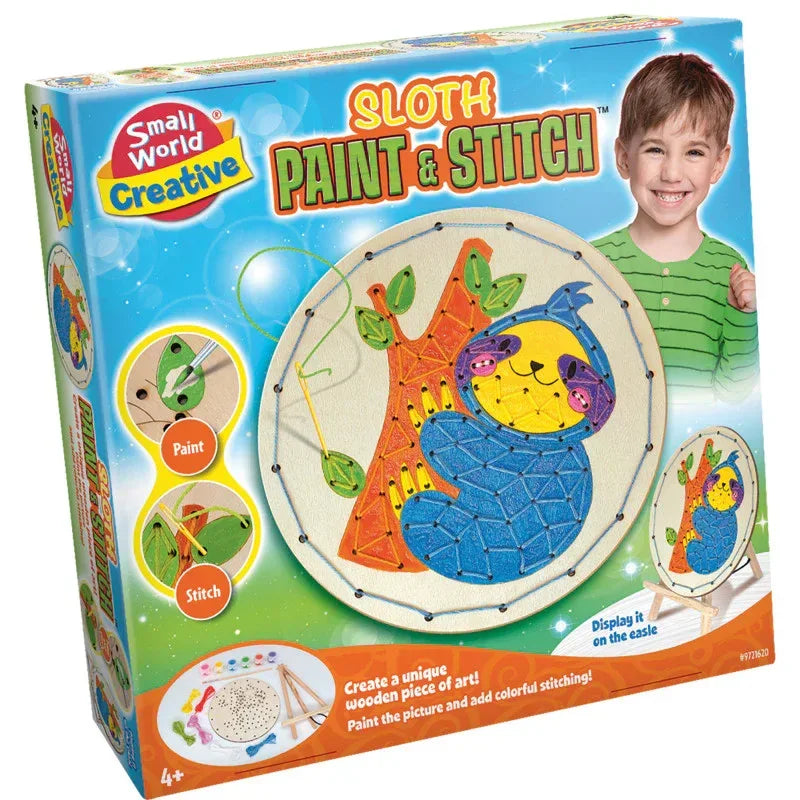 Sloth Paint & Stitch Kit