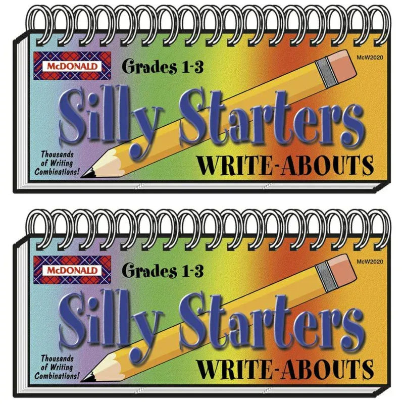 Silly Starters Write-Abouts, Grade 1-3, Pack of 2