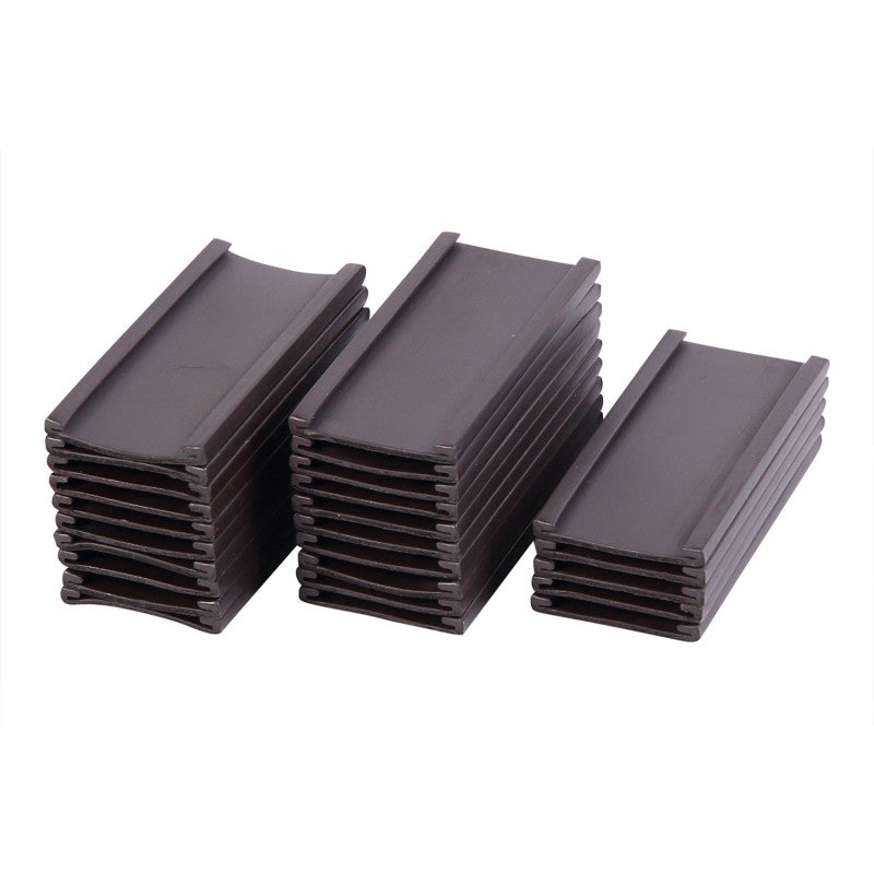 Magnetic Data Cards, Black, 1 x 2 Inch, 25 Pack