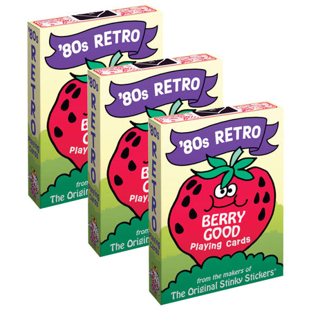80's Retro Playing Cards, 56 Per Pack, 3 Packs