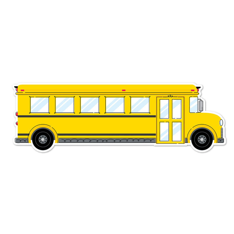 Core Decor School Bus Giant Banner, 65-3/8" x 21-1/4"