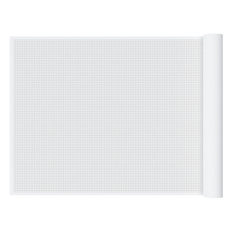 1cm Graph Paper Roll, 36" x 120", Black