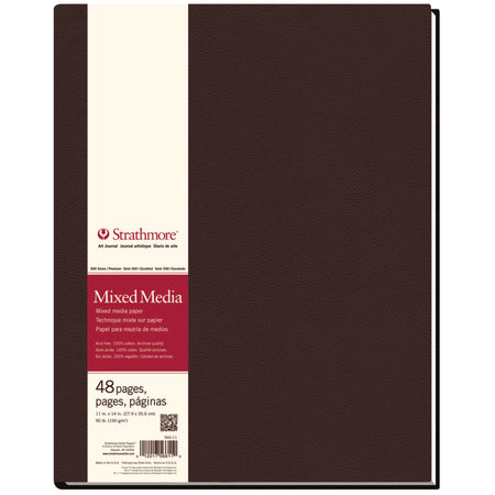 500 Series Art Journal Mixed Media Paper, Hardbound Binding, 48 Sheet, 11x14 inch, 1 Count