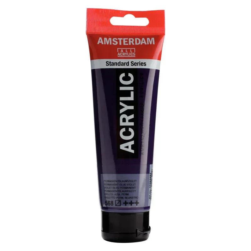 Standard Acrylic Paint, 120ml, Permanent Blue Violet 568