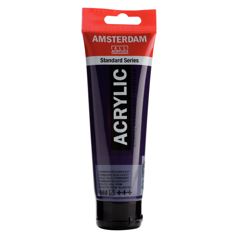 Standard Acrylic Paint, 120ml, Permanent Blue Violet 568