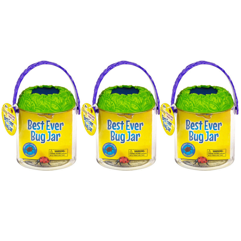 Best Ever Bug Jar, Pack of 3