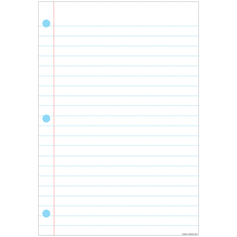 Smart Poly&trade; Notebook Page Chart, Dry-Erase Surface, 13" x 19"