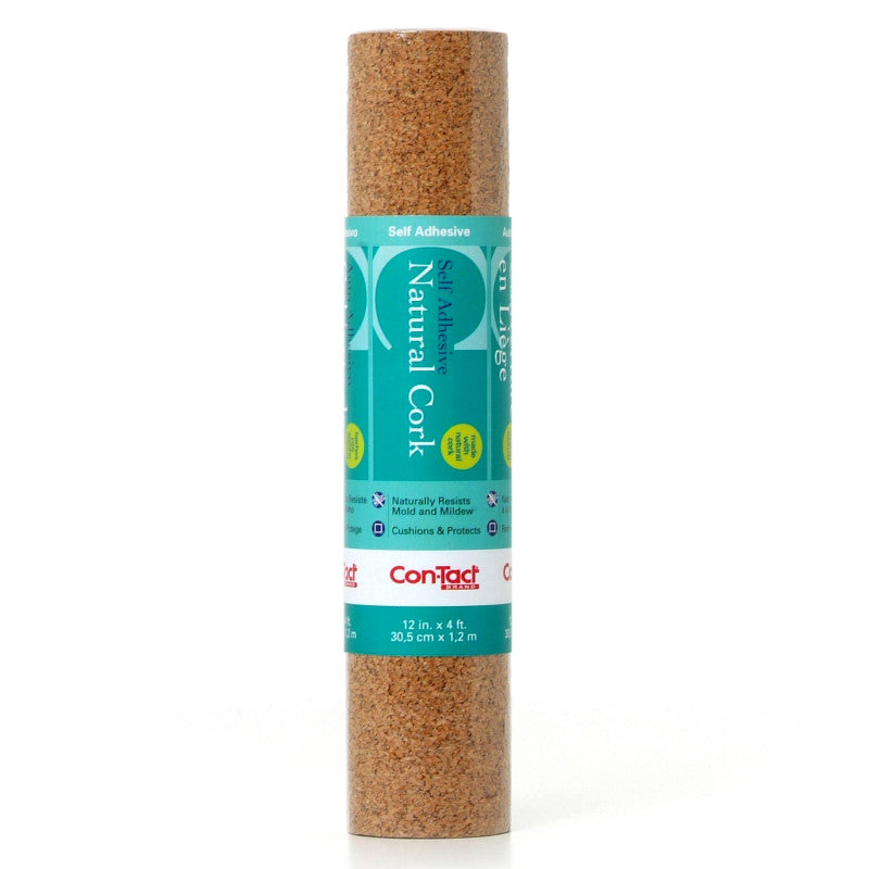 Cork Roll, Self-Adhesive, 12" x 4 ft.