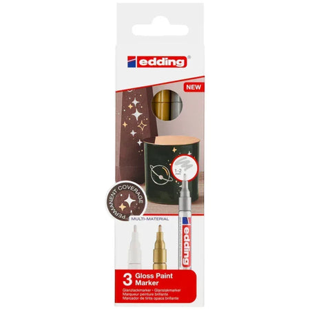 751 Series Gloss Paint Marker, Metallic Colors, Set of 3
