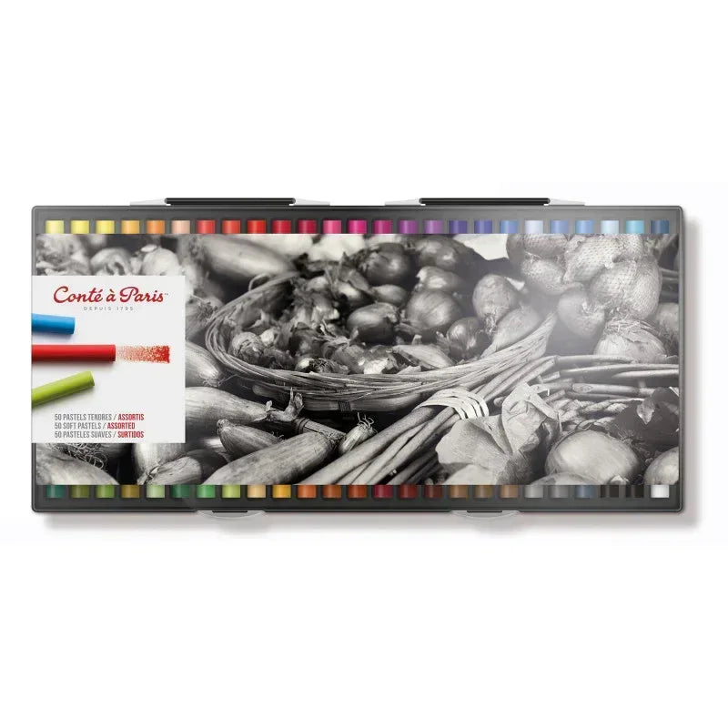 Soft Pastels, Assorted Colors, Set of 50