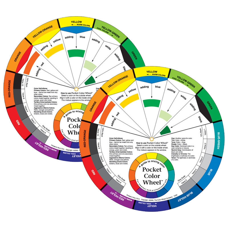 Pocket Color Wheel, 5-1/8" Diameter, Pack of 2